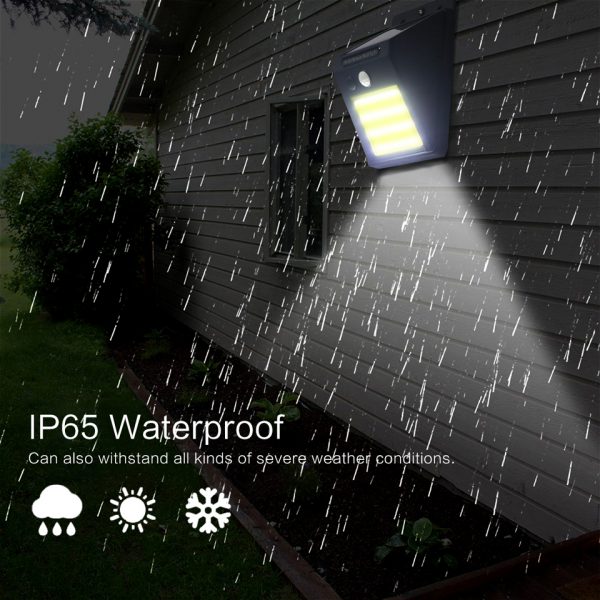Solar Light Security Outdoor Lighting Waterproof PIR Motion Sensor - 48 LED