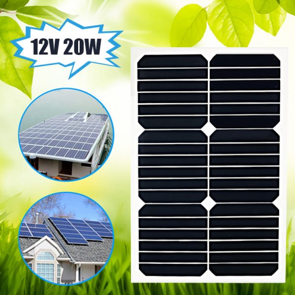 Solar Power Panel Semi Flexible Solar Cells Module