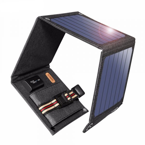 Portable Solar Panels 14W Solar Cells Charger 5V 2.1A USB