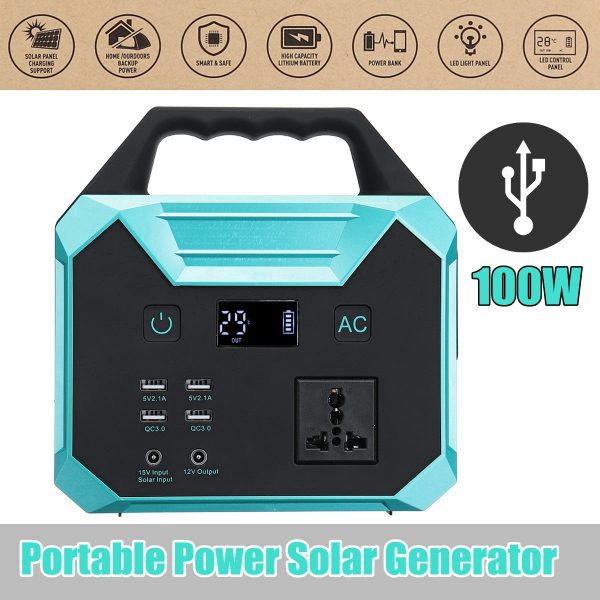 Solar Generator Inverter 250Wh 100W